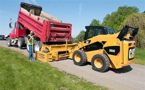 skid steer roll out road|asphalt skid steer attachment.